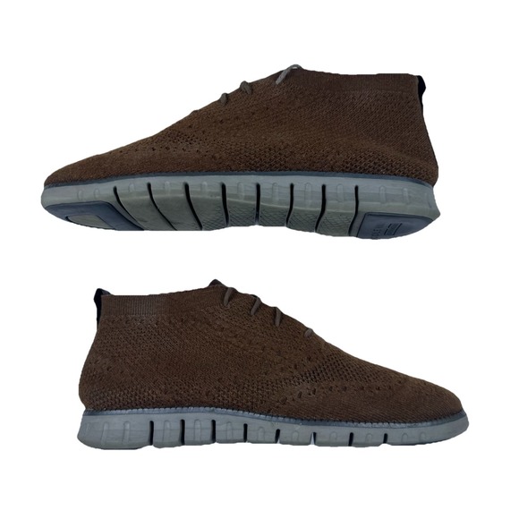 Cole Haan ZeroGrand Chukka Mens 10 M Wool Stitchlite C30708 Brown Casual Shoes - Picture 7 of 9